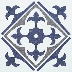 d-c-fix Nadia Blue Self-Adhesive Vinyl Wall Tiles Pack of 6 (0.14sqm)