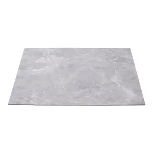 24Pcs Marble Texture Self-adhesive PVC Flooring Tile 2mm Thickness Square Flooring Tile