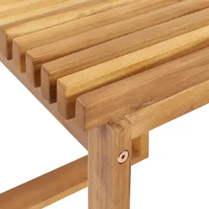 Garden Table Wood Light Wood BELLANO