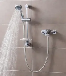 Triton Dene Dual Control Mixer Shower Concentric Thermostatic Exposed Chrome