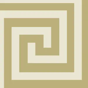 Athena Geometric Wallpaper Champagne / Gold Debona 4012