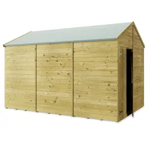 Store More Tongue and Groove Apex Shed - 12x8 Windowless