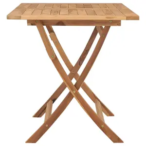 Berkfield Folding Garden Table 120x70x75 cm Solid Teak Wood