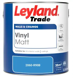 Leyland Trade Vinyl Matt Walls & Ceilings Emulsion Paint (2060-R90B) 2.5L