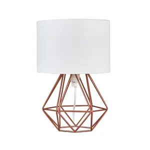 Bartelt Metal Table Lamp Copper / Black / No