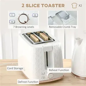 Kettle And Toaster Set HOMCOM