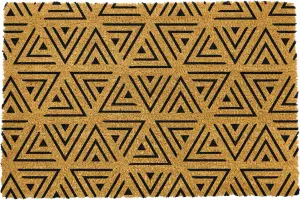 Geometric Triangle Pattern Doormat