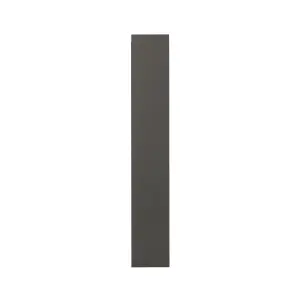 GoodHome Garcinia Integrated handle Gloss anthracite Tall wall Cabinet door (W)150mm (H)895mm (T)19mm