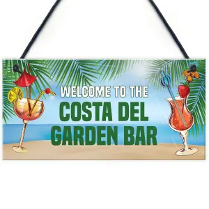 Garden Bar Sign Funny Garden Sign For Outdoor Lockdown Sign Bar Pub Plaque