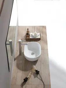 BELOFAY Modern Bathroom Wash Basin sink, Countertop White Cloakroom Basin with TAP, Bottle Trap & Pop-up Waste