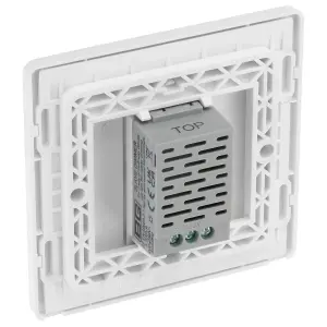 BG Evolve Pearlescent White 200W Single Touch Dimmer Switch 2-Way Secondary