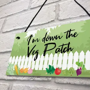 Red Ocean Garden Signs And Plaques Vegetable Patch Sign Shed Sign Summer House Plaque Home Decor Gifts For Him Gifts For Her