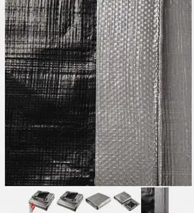 Tarpaulin Extra Heavy Duty Waterproof Cover Tarp Ground Sheet Mesh 320GSM 0.65m x 0.65m