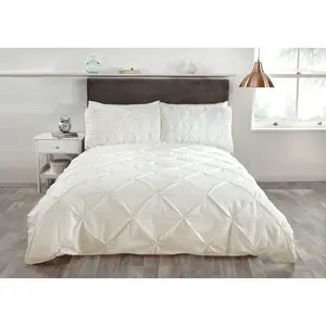 Degraff 144 TC Duvet Cover Set Cream / Single Duvet Cover + 1 Standard Pillowcase