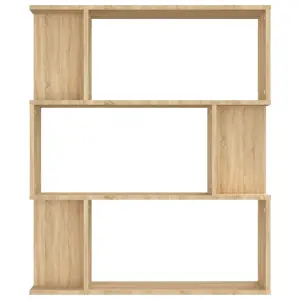 Berkfield Book Cabinet/Room Divider Sonoma Oak 80x24x96 cm Engineered Wood