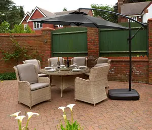 3m Cantilever Parasol Grey - Glendale