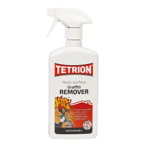 Tetrion Multi Surface Graffiti Paint Remover Trigger Spray 500ml x4