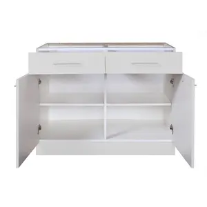 Ameriah kitchen base cabinet White