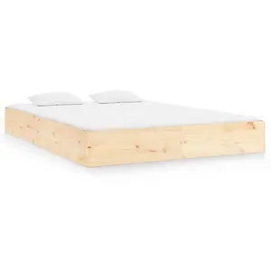 Berkfield Bed Frame Solid Wood 150x200 cm King Size