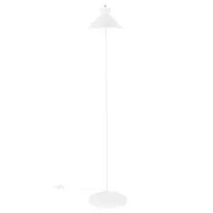 Nordlux Dial Indoor Bedroom Living Dining Office Floor Lamp in White (Height) 150cm