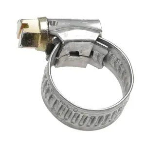 Eliza Tinsley Aluminium Worm drive 11mm- 16mm Hose clip, Pack of 4