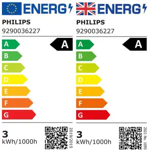 Philips 485lm A60 Warm white LED Light bulb