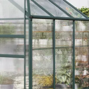 Outsunny 14 Pieces Twin-Wall Greenhouse Polycarbonate Sheets, 121 x 61 x 0.4cm