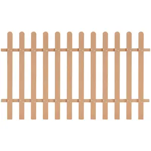 Ayia Grey Composite Fence Panels Brown / 120cm H x 200cm W