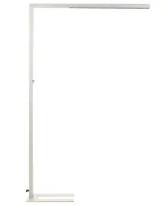 Metal LED Floor Lamp Silver SAGITTA