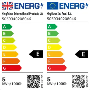 Diall E14 4.2W 470lm Frosted Mini globe Warm white LED Light bulb, Pack of 6