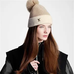 Louis Vuitton® - LV Cold Spark Beanie - Cashmere - Beige - Women - Luxury