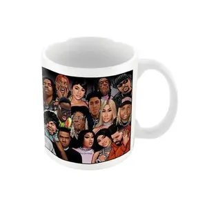 Pyramid International Hip Hop Icons 325ml Mug Multicoloured (One Size)