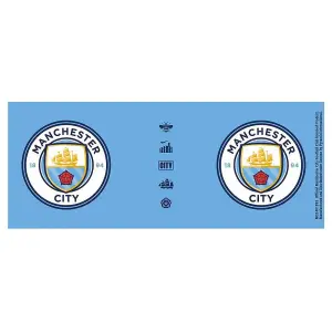 Manchester City FC Crest Mug White/Blue (12cm x 10.5cm x 8.7cm)