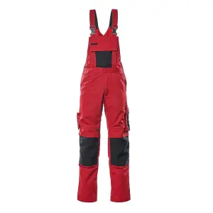 Mascot Unique Augsburg Bib & Brace - Red/Black   (34.5) (Leg Length - Long)