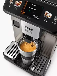 De'longhi Eletta Explore ECAM450.86.T Bean To Cup Coffee Machine, Titanium Black