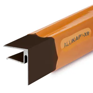 Alukap AKX112B Brown 16mm Endstop (W)40mm (T)50mm