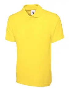 Uneek - Unisex Classic Poloshirt - 50% Polyester 50% Cotton - Yellow - Size XS