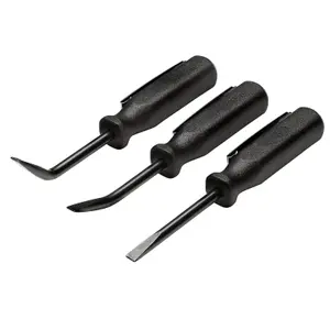 Draper Mini Pry Bar Set, 125mm, Black (3 Piece) 29729