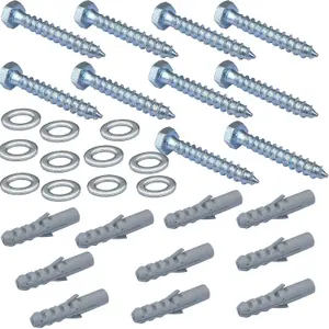 10x M10 50mm Aerial Bracket Wall Fixing Bolts Masonry Brick Thread Anchor Screws