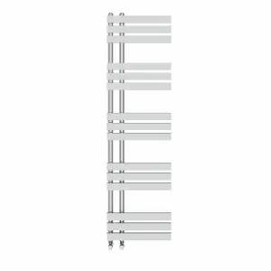 Rinse 1600x450mm Flat Panel Bathroom Heated Towel Rail Radiator Chrome