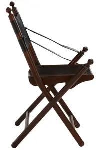 Inca Teak And Black Folding Chair