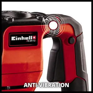 Einhell Demolition Hammer 12J 1050W SDS-Max Chuck Includes Chisels And Carry Case TE-DH 12