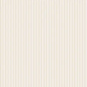 Galerie Miniatures 2 Cream White Ticking Stripe Smooth Wallpaper