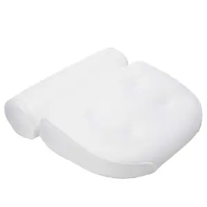 Bath Pillow - Bath and Spa Head Rest with Suction Cups - Bath Cushion Bathing Pillow - Provides support & comfort