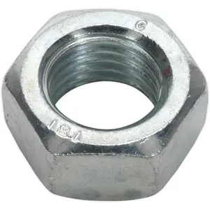 10 Pack of M20 Steel Hex Nuts - 2.5mm Pitch - Quality DIN 934 Compliant Fasteners