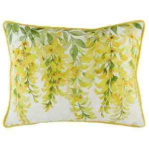 Evans Lichfield Blossoms Floral Rectangular Printed Polyester Filled Cushion