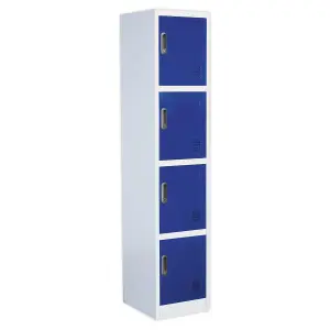 Sealey Single Locker With 4 Doors Ventilated With Lock 380 x 450 x 1850mm SL4D