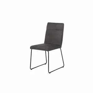 Davina Upholstered Dining Chair (Set of 2) Grey