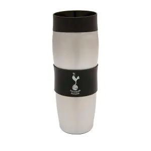 Tottenham Hotspur FC Travel Mug Silver/Black (One Size)