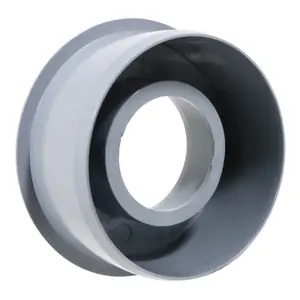 SPARES2GO 110mm Soil Pipe Reducer + 32mm Boss Adaptor Solvent Weld Waste Push Fit Seal Kit (Grey)